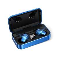 Hot Selling TWS Bluetooth 5.0 Earphones 1500mAh Charging Box Wireless Headphone Stereo Sports Waterproof Earbuds Headsets