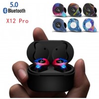 Sabbat X12 Pro BT V5.0 Wireless Earphone Mini Tws Invisible True Wireless IPX5 Sport Earbuds Earphone with Charging Box 750mAh