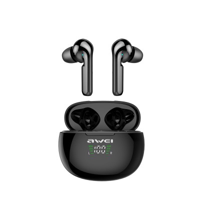 New Arrival 2020 BT V5.0 Custom Wireless LED Digital Earphones Headphones Waterproof Earbuds T15P