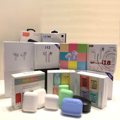 i12 i200 inpods12 More TWS True Wireless Earphone BT 5.0 Handsfree  Earbuds Headphone Free Sample